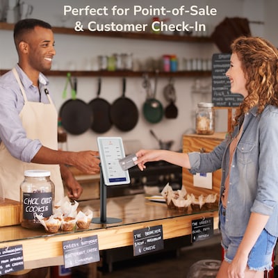 Mount-It! Universal Anti-Theft Tablet Countertop Stand, Holds Up to 2.2 lbs., Black, (MI-3891)