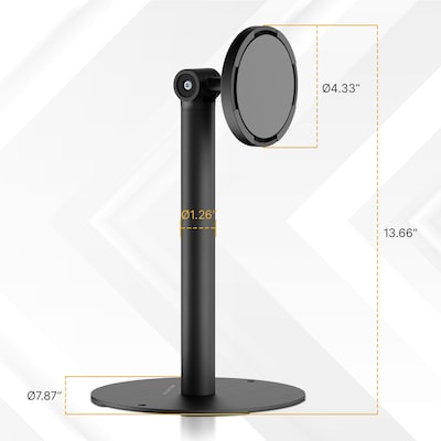 Mount-It! Universal Anti-Theft Tablet Countertop Stand, Holds Up to 2.2 lbs., Black, (MI-3891)