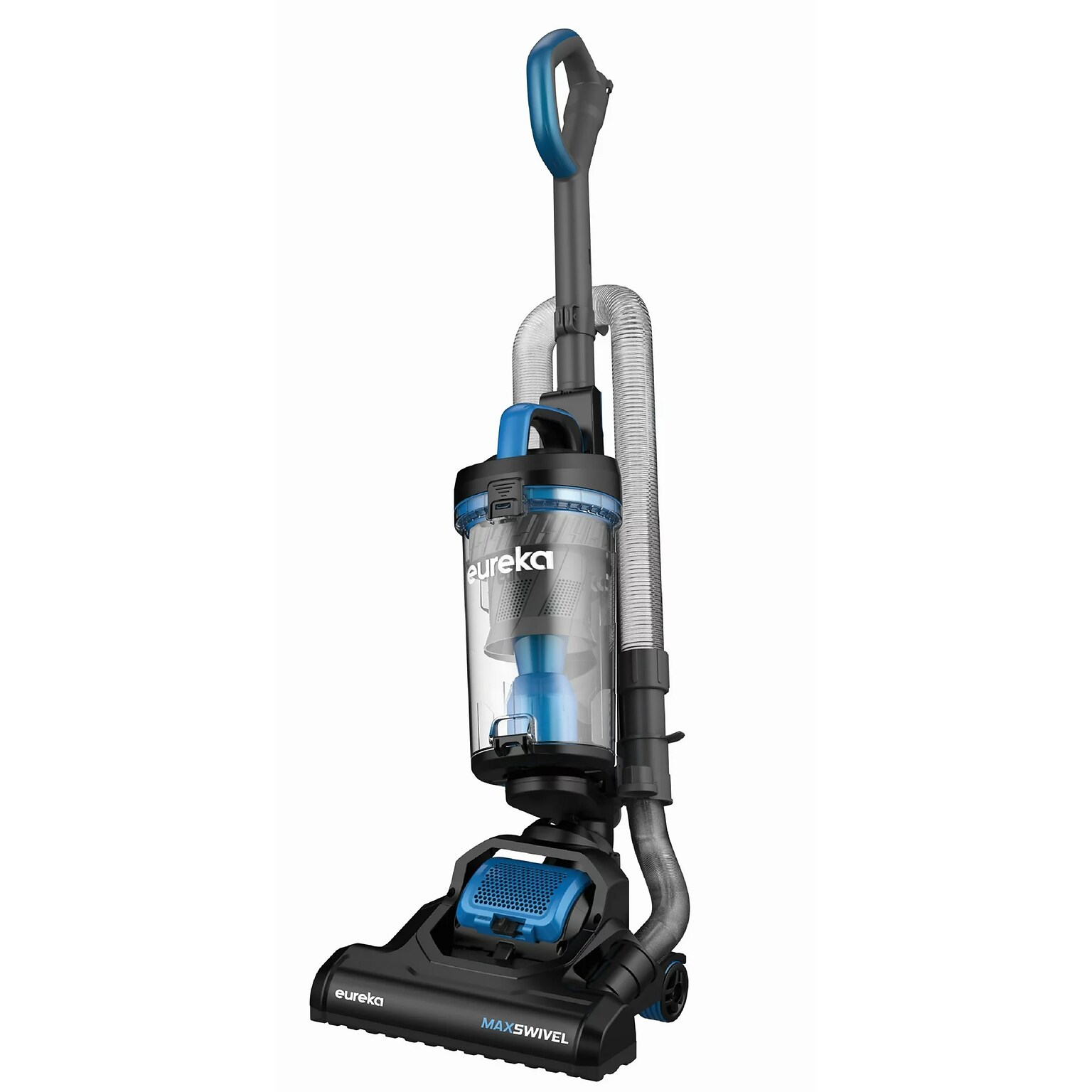 Eureka Max Swivel Deluxe Upright Vacuum, Bagless, Black/Blue (NEU250)