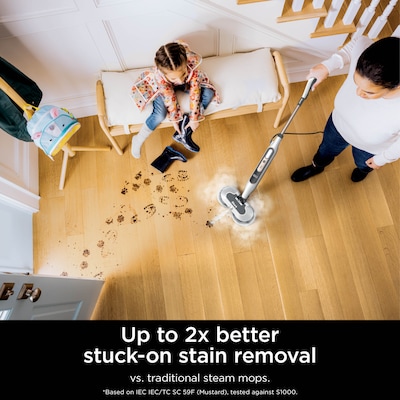 Shark Steam & Scrub Steam Mop, White (S8201)