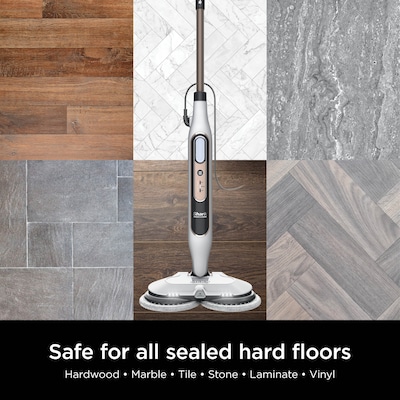 Shark Steam & Scrub Steam Mop, White (S8201)