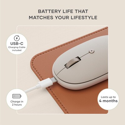 Satechi OntheGo Mouse, Sand (ST-MOTGW)