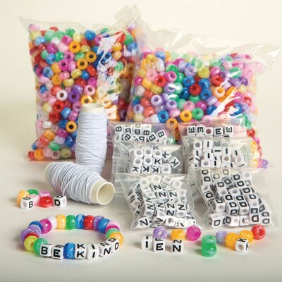 S&S Be Kind Bracelet Craft Kit, 48/Kit (BE1414)