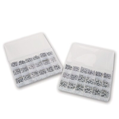 S&S Letter & Number Bead Craft Kit, 2050/Pack (BE1412)