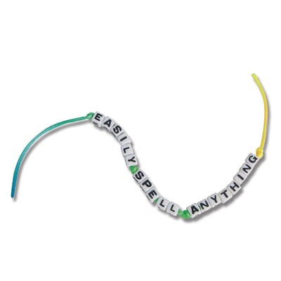 S&S Letter & Number Bead Craft Kit, 2050/Pack (BE1412)