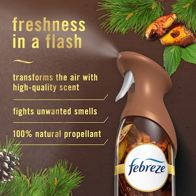 Febreze Air Mist Air Freshener Spray, Cozy Campfire Scent, 8.1 oz (37878)