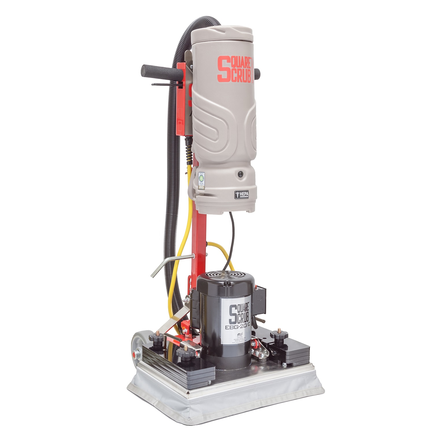 Square Scrub PIVOT 20 Path Auto Floor Scrubber with HEPA Vacuum, 10 Ah (SS EBG-20CV PIVOT)