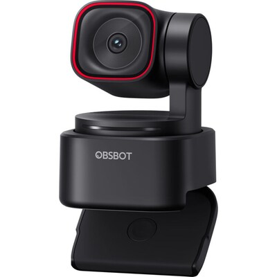 OBSBOT Tiny 3 Lite AI-Powered Spatial Audio 4K PTZ Webcam, Black (OWB-2410-CE)