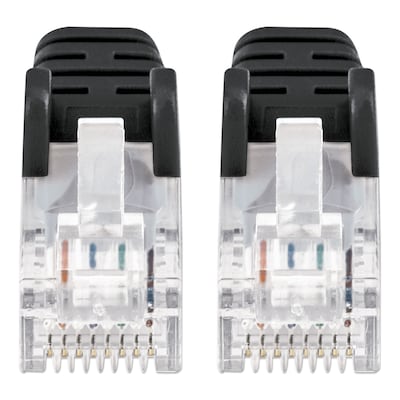 Intellinet Network Solutions 1 ft. CAT-6/UTP Slim Network Patch Cable, Black (742443)