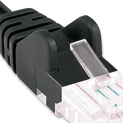 Intellinet Network Solutions 1 ft. CAT-6/UTP Slim Network Patch Cable, Black (742443)