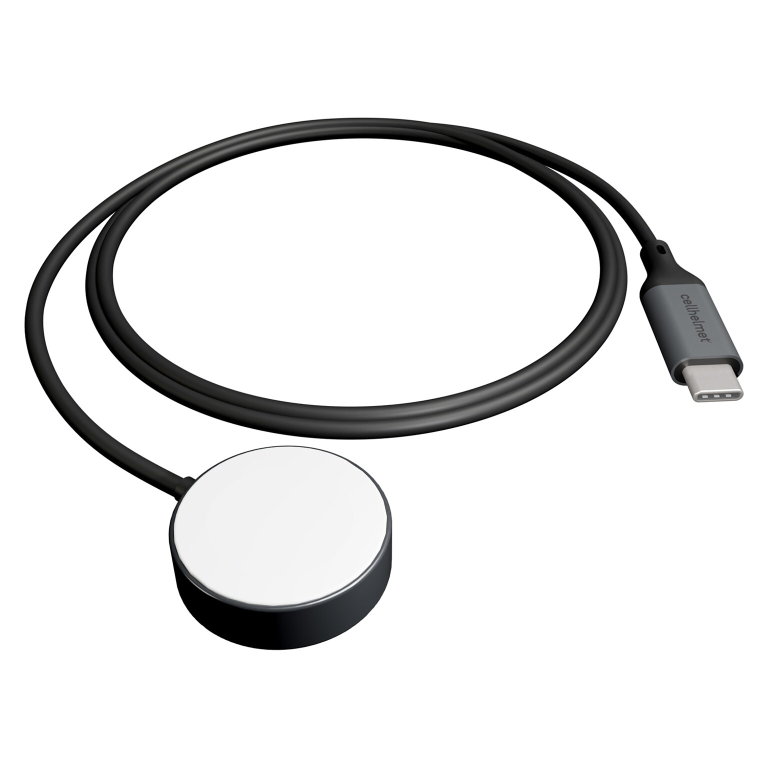 cellhelmet Magnetic MiFi Certified Wireless Charger for Apple Watch, 5W, Gray (PW-231)