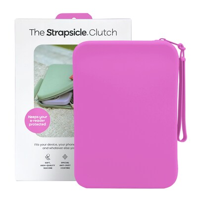 Strapsicle Silicone Clutch Sleeve for Select Kindle and Kobo E-Readers, Candy Pink (CLUTCH1-CAND)