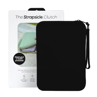 Strapsicle Silicone Clutch Sleeve for Select Kindle and Kobo E-Readers, Black (CLUTCH1-BLAC)