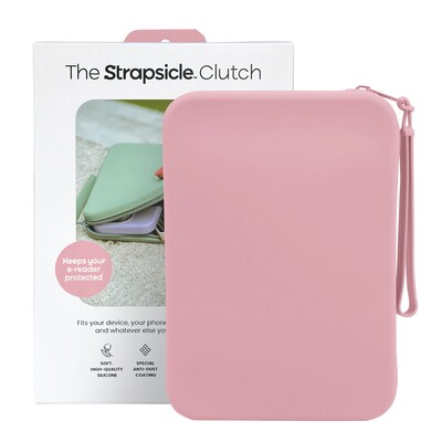 Strapsicle Silicone Clutch Sleeve for Select Kindle and Kobo E-Readers, Blush (CLUTCH1-BLUS)