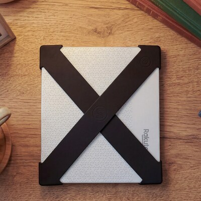 Strapsicle Premium Silicone Straps for Kobo Libra BW/Color 2021-2024, Black (STRAPS-BLAC-KOBO)