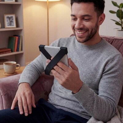 Strapsicle Premium Silicone Straps for Kobo Libra BW/Color 2021-2024, Black (STRAPS-BLAC-KOBO)