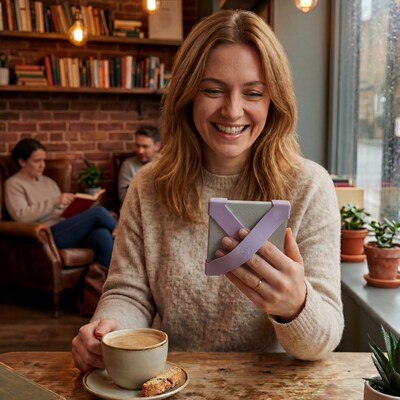 Strapsicle Premium Silicone Straps for Kobo Libra BW/Color 2021-2024, Lilac (STRAPS-LILA-KOBO)