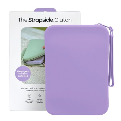 Strapsicle Silicone Clutch Sleeve for Select Kindle and Kobo E-Readers, Lilac (CLUTCH1-LILA)