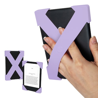 Strapsicle Premium Silicone Straps for Kindle Paperwhite/Colorsoft/Signature 6.8-In. to 7-In., Lilac (STRAPS-LILA-LARGE)