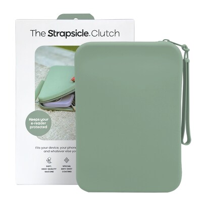 Strapsicle Silicone Clutch Sleeve for Select Kindle and Kobo E-Readers, Sage Green (CLUTCH1-SAGE)