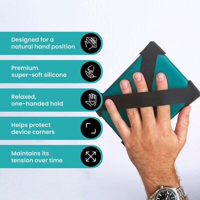 Strapsicle Premium Silicone Straps for Kindle Basic 6-In. 2022-2024, Bondi Blue (STRAPS-BOND-SMALL)