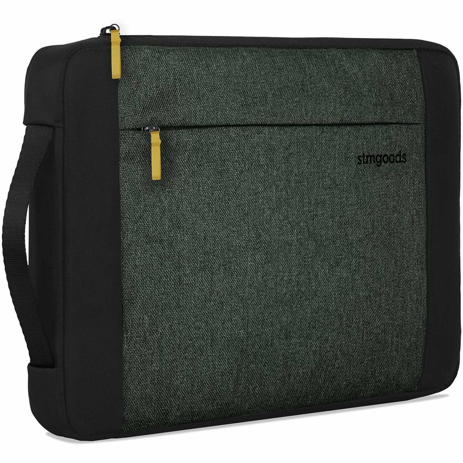 STM Kin 14 Polyester Laptop Sleeve, Shock Absorbing, Black Slate (STM-114-483M-01)