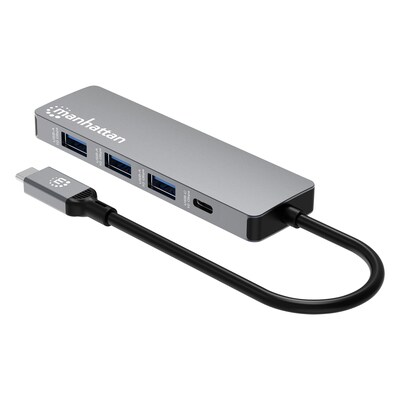 Manhattan 4-Port 10G Universal USB-A/USB-C Combo Hub (181389)