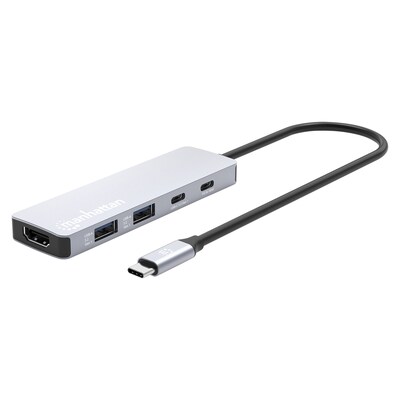 Manhattan 5-in-1 Universal USB-C PD HDMI 4K Docking Station (190411)