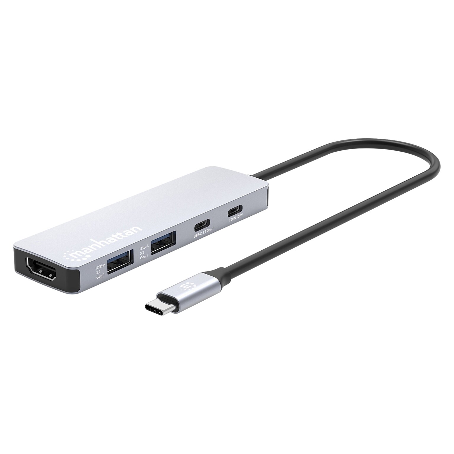 Manhattan 5-in-1 Universal USB-C PD HDMI 4K Docking Station (190411)