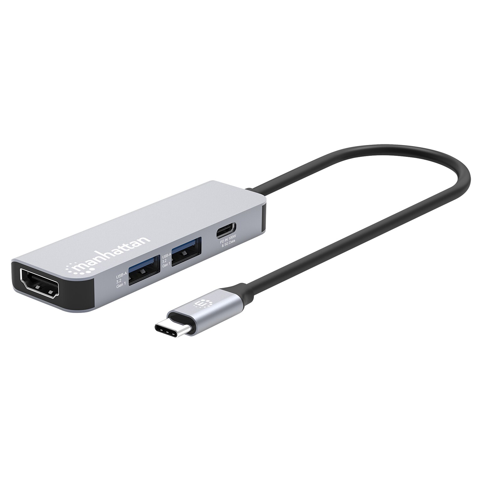 Manhattan 4-in-1 Universal USB-C PD HDMI 4K Docking Station (190428)