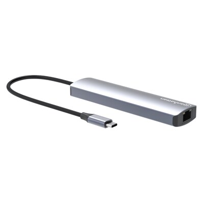 Manhattan 6-in-1 Universal USB-C PD 4K Docking Station for Laptops (153959)