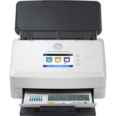 HP ScanJet Enterprise Flow N7000 snw1 Wireless Duplex Scanner, White/Black (6FW10A#201)