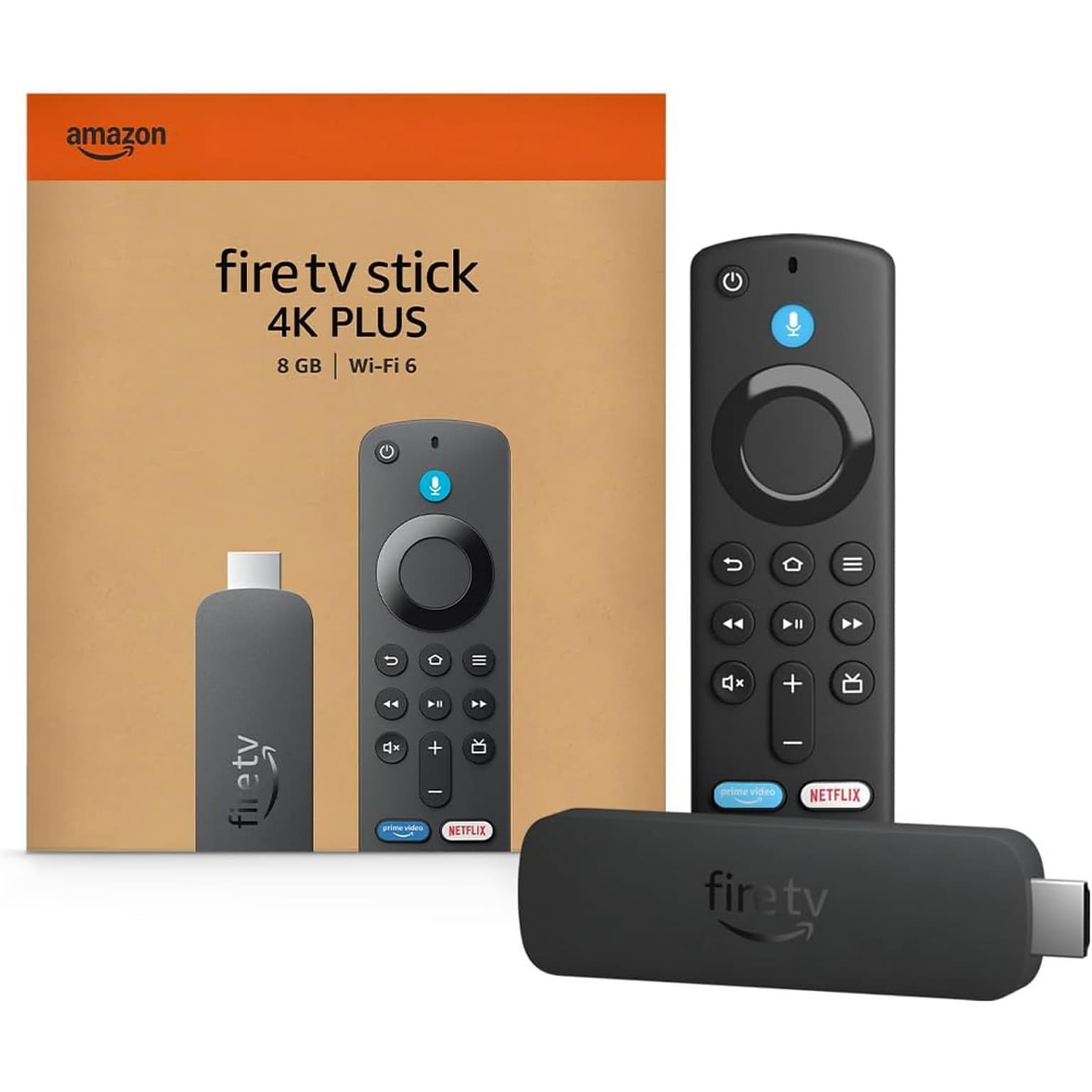 Amazon Fire TV Stick 4K Plus Streaming Media Player, Black (B0F7Z4QZTT)