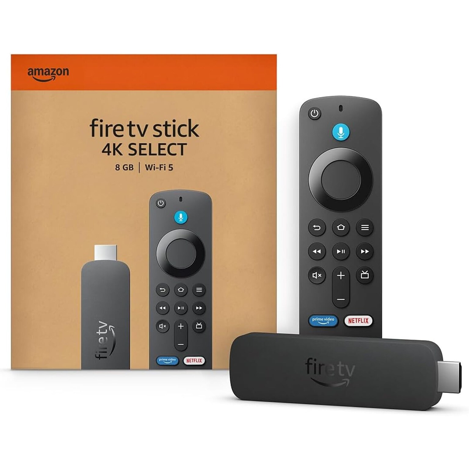 Amazon Fire TV Stick 4K Select HD Streaming Media Player, Black (B0C6W3D4RM)