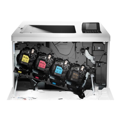 HP Color LaserJet Enterprise M554dn Color Print Only Laser Printer (7ZU81A#BGJ) with 212X High Yield 4-Color Toner Cartridge Set