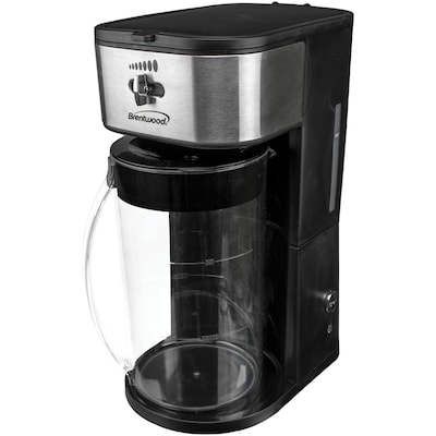Brentwood 8-Cups Automatic Iced Tea & Coffee Maker, Black (KITBTWOTDZ01)