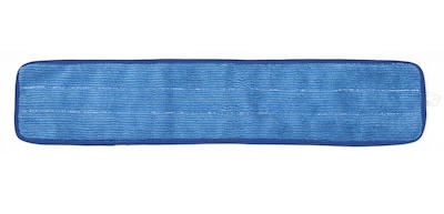 Square Scrub Bucket-On-A-Stick 24 Wet Mop Pad, Blue (SS 0406Z)