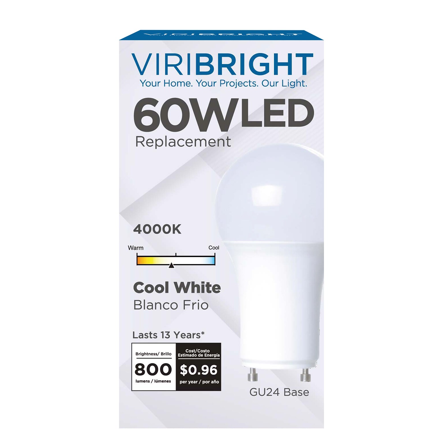 Viribright 9 Watts Daylight LED Household Bulb (640336)