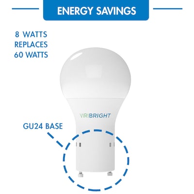 Viribright 9 Watts Daylight LED Household Bulb (640336)