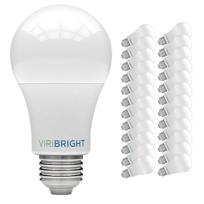 Viribright 9 Watts Cool White LED Household Bulb, 24/Box (640339-24)