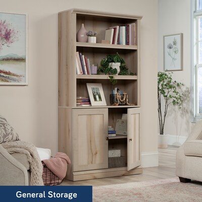Sauder Select 70H 5-Shelf Bookcase, Pacific Maple (437335)