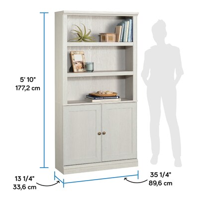 Sauder Select 70"H 5-Shelf Bookcase, Glacier Oak (437334)