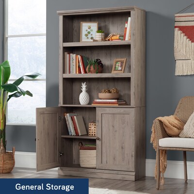 Sauder Select 70H 5-Shelf Bookcase, Laurel Oak (437336)