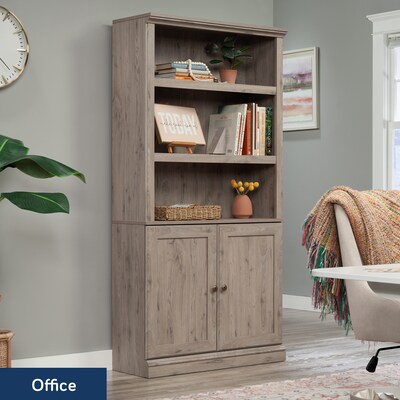 Sauder Select 70"H 5-Shelf Bookcase, Laurel Oak (437336)