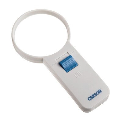 CARSON HandHeld LED 4x Lighted Magnifier, Beige (SV-40)