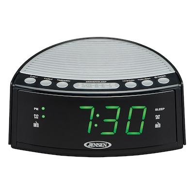 Jensen AM/FM Digital Dual-Alarm Clock Radio (JCR-160)