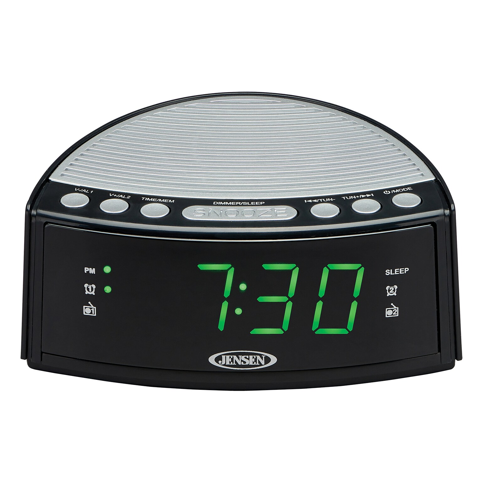Jensen AM/FM Digital Dual-Alarm Clock Radio (JCR-160)