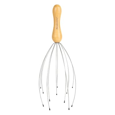Brookstone Handheld Scalp Massager, Brown (WL1175-CMA)