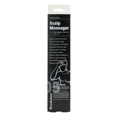 Brookstone Handheld Scalp Massager, Brown (WL1175-CMA)