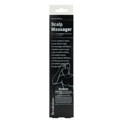 Brookstone Handheld Scalp Massager, Wood (WL1175-BRA)